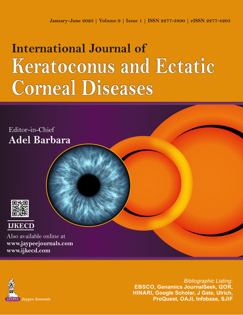 International Journal of Keratoconus and Ectatic Corneal Diseases, Editor-in-Chief Adel Barbara
